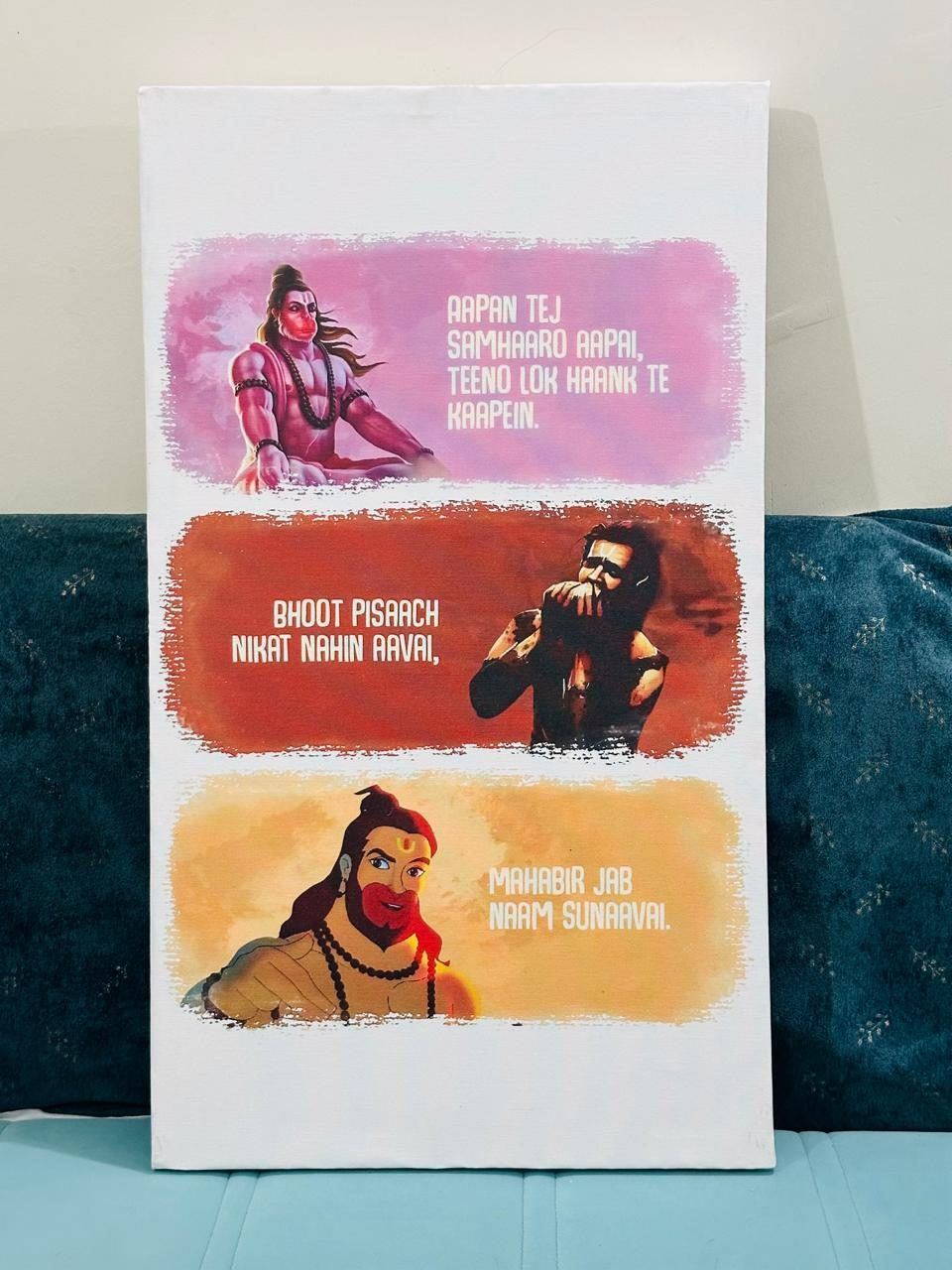 Canvas print with custom artwork